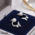 Korean Fish Tail Earrings Gold Plated Lightweight Comfortable
