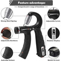 Adjustable Hand Gripper 5-60kg With Counter