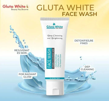 Gluta White Face Wash 100ml Brightening All Skin Types