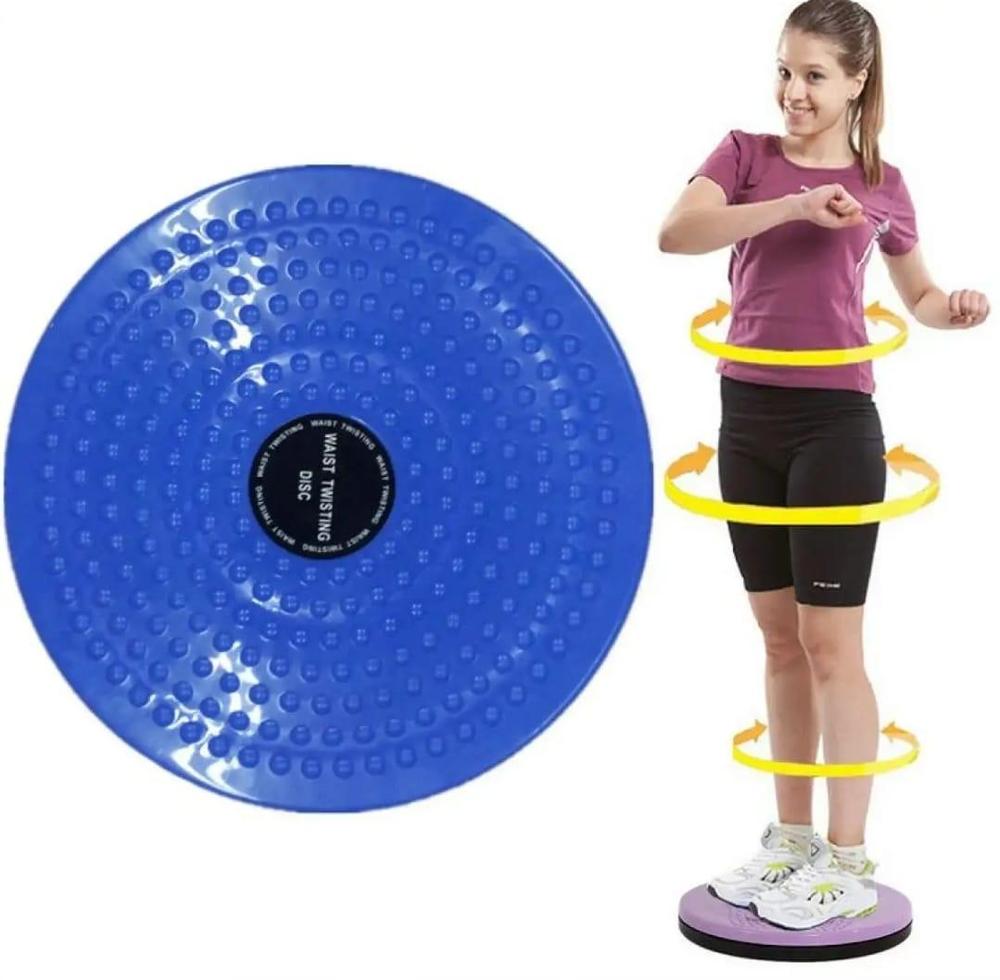 Blue Silicone Twister Disc for Home Core Workout