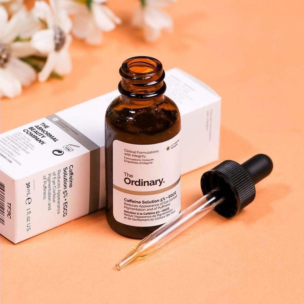 Caffeine Eye Serum 30ml Amber Glass Bottle for Dark Circles