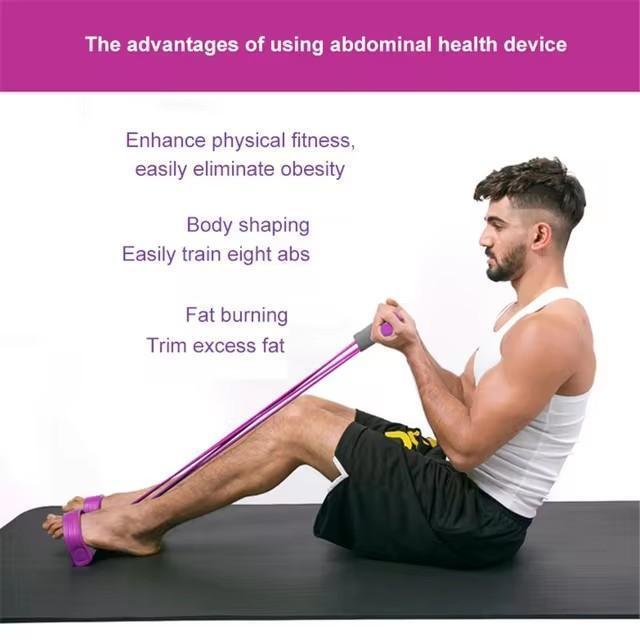 Purple Pull Rope 50ml ABS Plastic Home Gym Workout